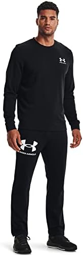 Under Armour Rival dos homens Terry Long Crew Neck Camiseta