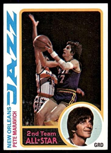 PETE MARAVICH CARD 1978-79 TOPPS 80 - Cartões de basquete não assinados