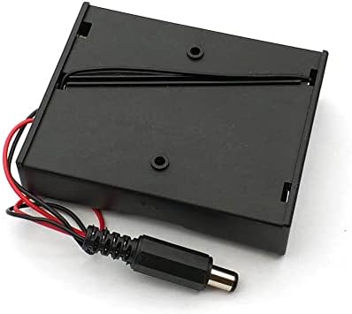 3,7V Battery Case Holder com conector de plugue DC, porta -armazenamento de bateria DIY, suporte para armazenamento de bateria,