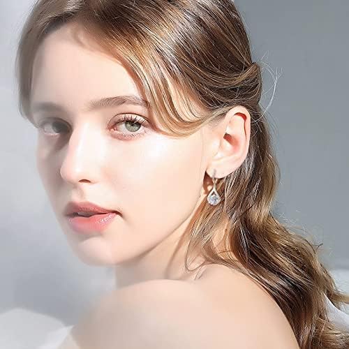 Flash fofo Diamante Brincos de jóias de temperamento feminino Simples Todos combinam com grãos de orelhas de orelhas sem piercs