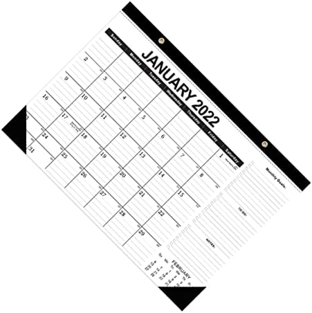 NUOBESTER 3PCS2022 Organizador anual Uso anual Spiral polegadas, Kicthen para o calendário, escrevendo tomando mensalmente