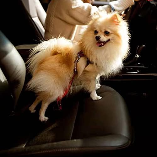 Cinto de segurança de cachorro, cinto ajustável de segurança de carros para cães de estimação, cinto de segurança do carro, cinto de