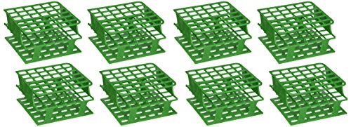 Heathrow HS27502C ONERACK TEST TUBE RACK, Half POM, 16 mm, 36 lugar, verde