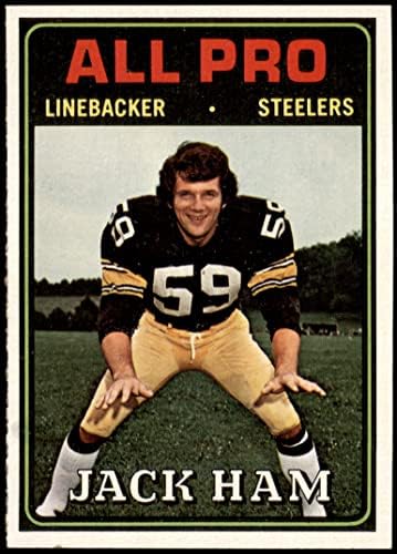 1974 Topps # 137 All-Pro Jack Ham Pittsburgh Steelers ex Steelers Penn St