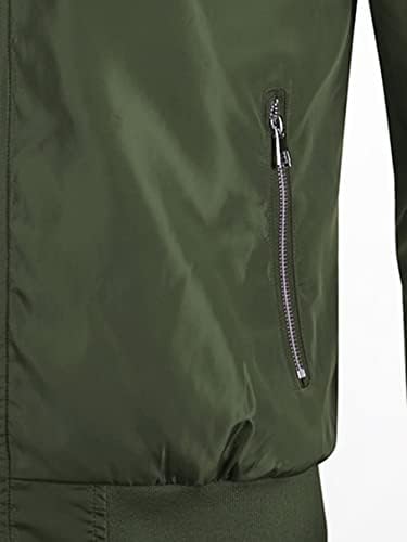 Jaquetas para homens jaquetas masculino masculino zípeira de jaqueta de bombardeiro