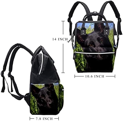 Mochila VBFOFBV Backpack, mochila multifuncional de viagem grande, cão de pastor alemão animal
