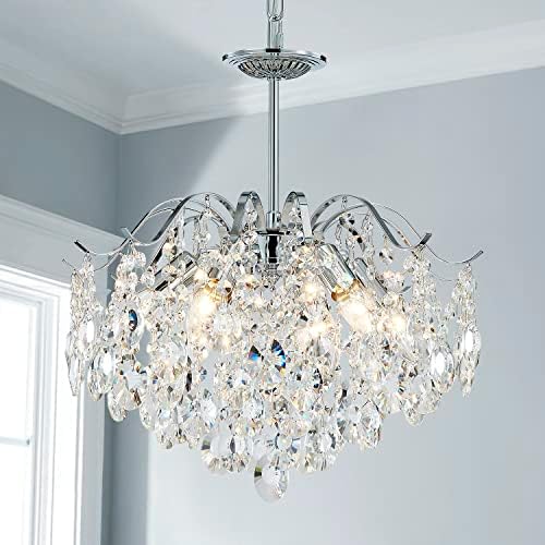 Iluminação AGV CH012S K9 CRISTAL CHRESTELIER, CRISTAIS DE CHANDELIER DA CHANDEP LIGHT, Iluminação de lustres pendentes modernos, Base E12 BAS