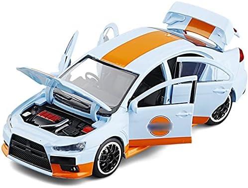 1/32 para L-Esser-e-Voluição para E- VO X 10 Modelo Toy Car Lons Light Collection Toys Veículo para Presentes Ornamento