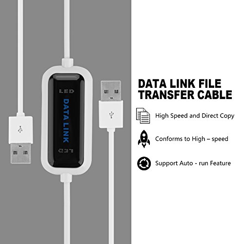 Cabo de transferência de dados YOSOO, USB 2.0 Laptop Online PC para PC Link Data Link Arquivo Ponte do cabo EC