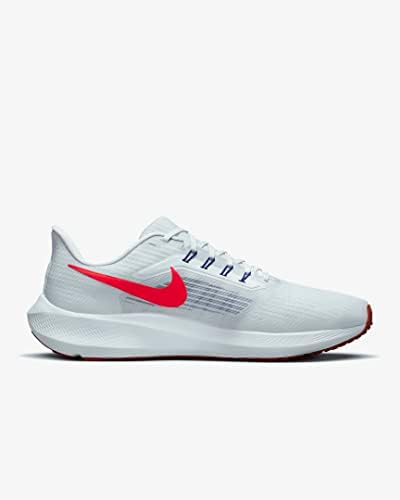 Tênis de corrida masculinos da Nike, futebol cinza/concord/beterraba escura/vermelho brilhante, 7