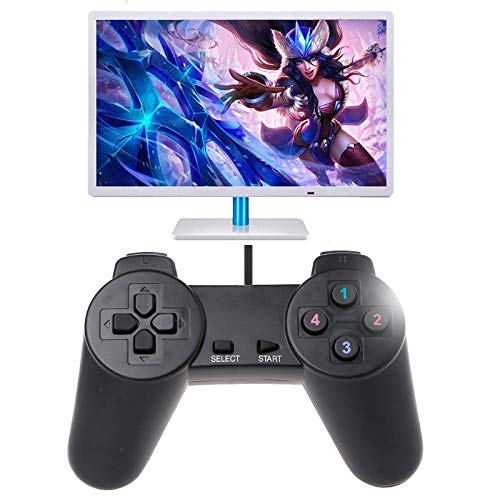 USB 2.0 GamePad Gaming Joystick Wired Game Controller para laptop PC para computador