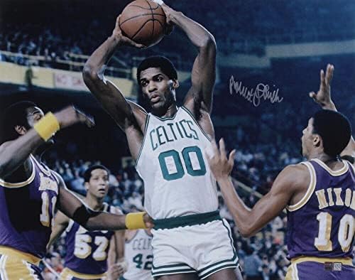 Robert Parish autografou a foto de cor 16x20 - Holograma Tristar! - Fotos autografadas da NBA