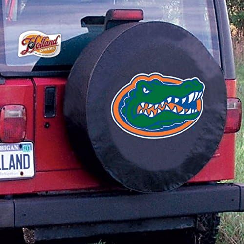 Holland Bar Stool Co. Florida Gators HBs Black Vinil Cobertão de pneu sobressalente