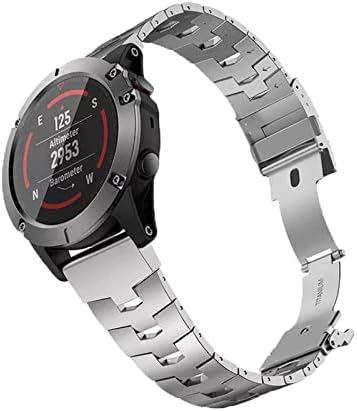 Nanwn 22mm 26mm de 26mm RELEAÇÃO RELUGA RELAÇÃO Titanium liga de pulseira Acessório de pulseira para Garmin Fenix ​​6 6x Pro 5 5x Plus 935 3HR Bracelet