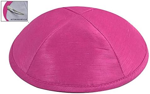 Zion Judaica Deluxe Raw Silk Kippot Packs ou Kippah único Inclui clipes grátis