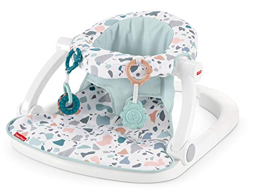 Fisher-Price portátil Cadeira de bebê Sit-me up Floor Seat com brinquedos de desenvolvimento e almofada de assento lavável