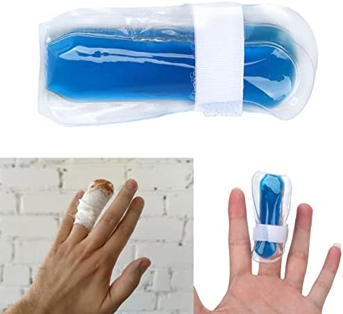 Pacotes de gelo para dedos, pacote de gelo dos dedos dos dedos, polegares reutilizáveis ​​rápidos e reutilizáveis ​​com