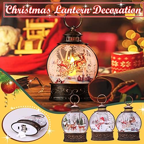 Lanternas de Natal portáteis decoração de lanternas portáteis de lanternas portáteis Bola de cristal lanterna de fada lanterna