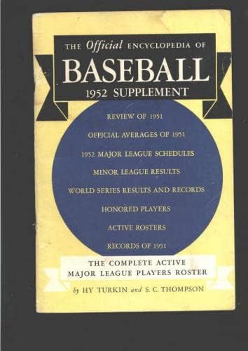 1952 Suplemento de beisebol assinado por Ralph Branca/Bobby Thomson Autentic Auto S - bolas de beisebol autografadas