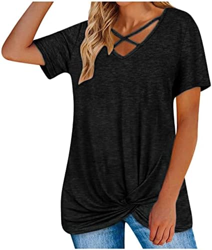 BLUSAS MANGA CORTA PARA MUJER CAMISETAS LISAS CUELLO REDONDO CAMISETA Moda Verano 2023 ROPA PLAYA HOLGADA PARA MUJER