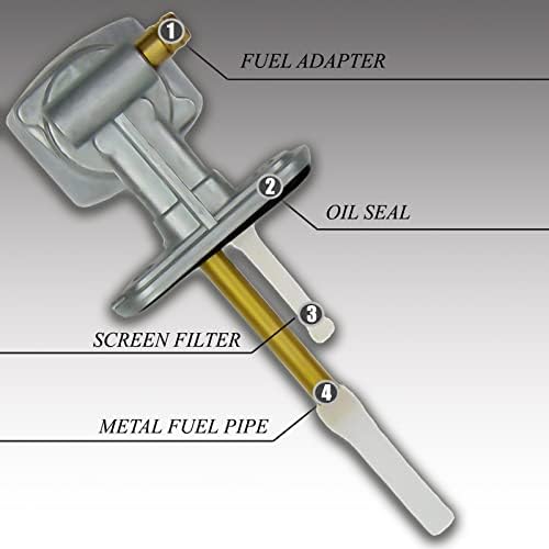 GlenParts combustível gás petcock válvula Substituição da bomba para Polaris Predator 500 2003 - 2008 Bike de terra