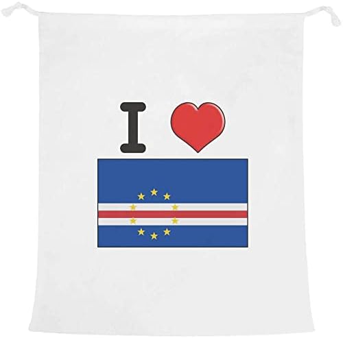 Azeeda 'eu amo Cape Verde' Lavanderia/Bolsa de Lavagem/Armazenamento