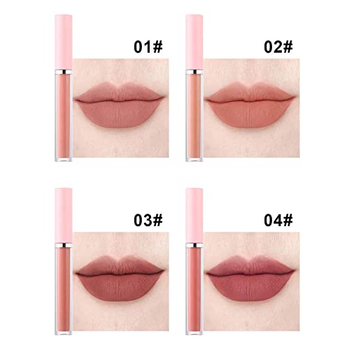 Xiahium Lip Stain Pen Lipstick Batom Lipstick Lipgloss para Mulheres 24 Horas Originales 24 Deep Red Original Original 24 horas Lipstick Stain Long During Candy Crayons