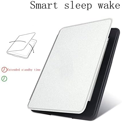 Caso de proteção inteligente compatível com o Kindle Paperwhite 4 e-reader, capa de proteção de e-books de despertar/sono automático,