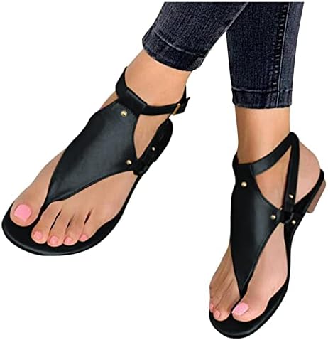 Sandálias femininas uqghqo, chinelos para mulheres moda de verão