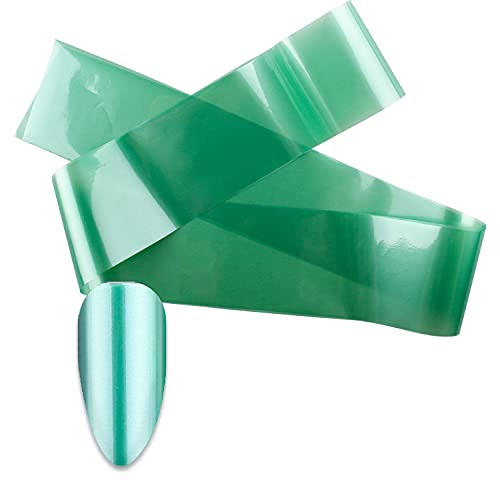 Wokoto 10 rolos Rolls Sólidos adesivos holográficos da unha adesivos para unhas para unhas Designer iridescente Poil alumínio