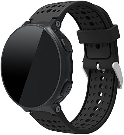 HWHMH 1PC Substituição Bandas de silicone com ferramentas de remoção de pinos 2pcs para Garmin Forerunner 220/230/335/620/630/735xt