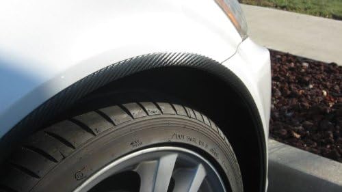 312 Fits de automobilismo 2008-2012 Lexus LS600H LS 600H Molduras de roda de fibra de carbono/acabamento Fender 4PC 2009 2010 2011