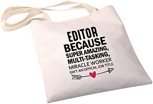 Editor de presentes do PXTIDY, Miracle Worker, não é uma sacola oficial de cargo para o editor de jornalistas do romancista