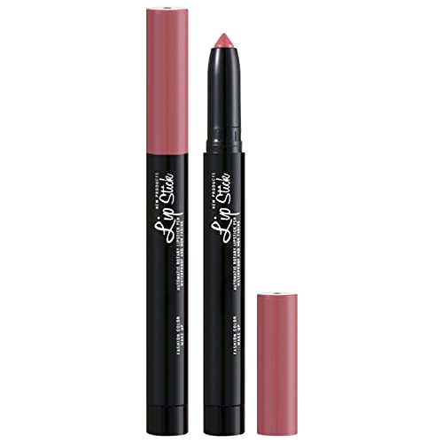 Xiahium Lip Gloss Bundles Batom Pen Veludo Feminino Pasta de Lipstick Rosa com Lápis Sharpador Automático Lobo Lip Lip