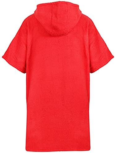 A2Z 4 crianças toalhas Poncho Bathing Surfing Bathrobe algodão rosa rosa macio meninas de manto de capuz de 2 a 13 anos