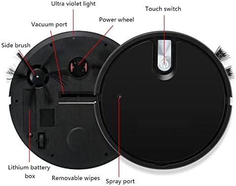 Wocoyosd robô a vácuo inteligente em casa elétrica elétrica automática automática sem fio smart sem fio robô aspirador de pó.