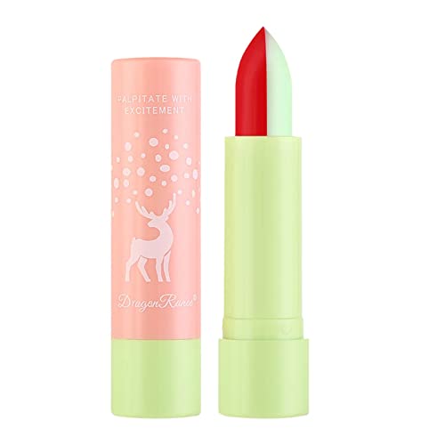 Lipstick a batom Double-cor fácil não descolor Lip Lip During During Hidration Color Color Changing Lipstick Maticing