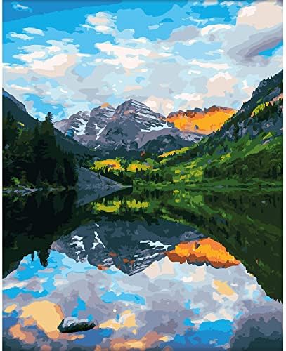 Michaels Bulk 12 Pack: Kit de pintura por número da montanha do Artist's Loft ™ Needities ™