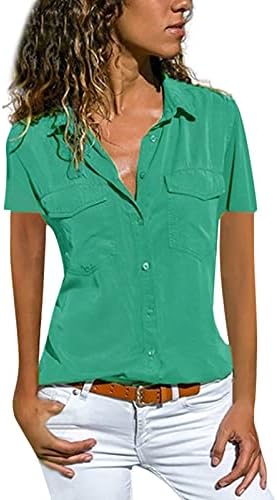 Blouses for Women Moda Moda Camisetas de cores sólidas