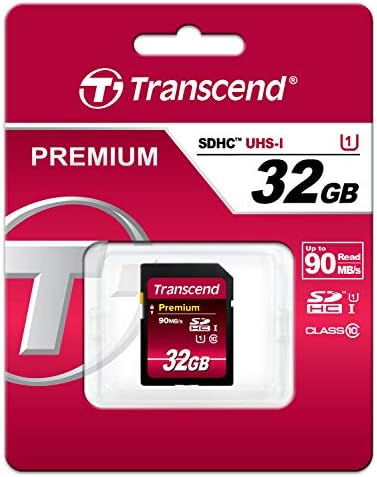 Transcend 16 GB SDHC Classe 10 UHS-1 Flash Memory Card até 60 MB/s