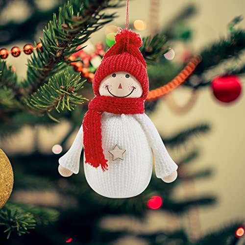 Bells Garland 3pcs natal garotinha velha homem boneco de neve pendente de Natal para crianças presente de Natal Teto de charme