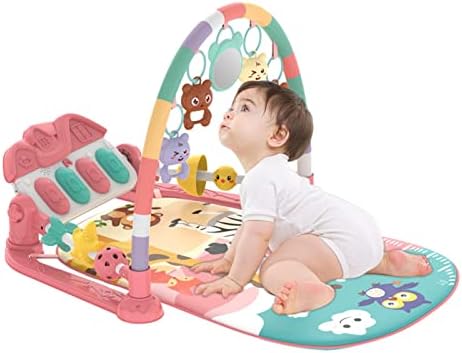 Kumprohu Baby Play Gym, 5 em 1 tapetes de jogo para bebê - Musical Activity Center Kick & Play Piano Gym Tummy Time