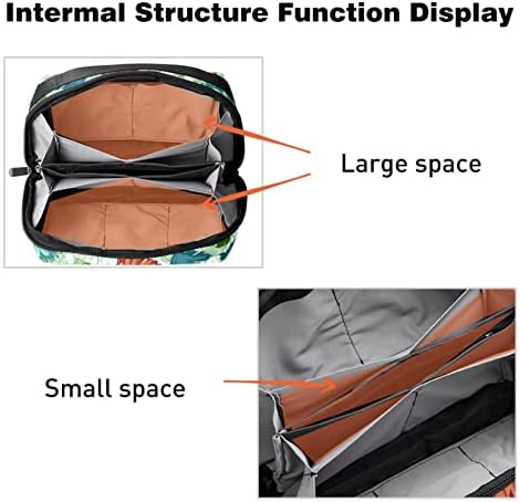 Bolsa de maquiagem Bolsa floral Bolsa de maquiagem Organizador de viagem Bolsa de higiene pessoal pequena bolsa de