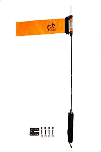 Yakattack Visicarbon Pro 360 graus LED bandeira de visibilidade de pesca de caiaque