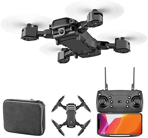 UJIKHSD Mini Drone com câmera para crianças, Remote Control Helicopter Toys Gifts For Boys Girls, FPV RC Quadcopter com câmera de vídeo ao vivo 4K HD, altitude, controle de gravidade