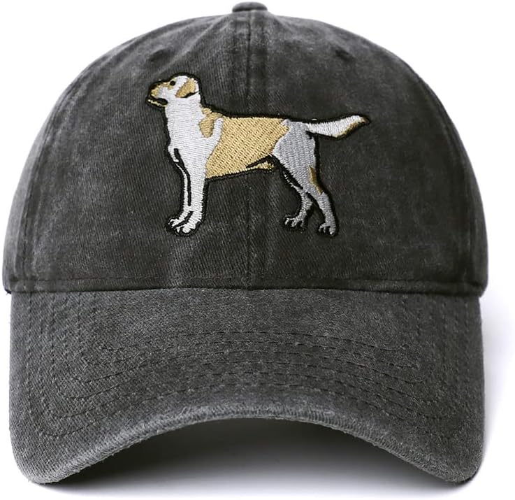 Labrador Retriever Hat Hat Dog Presente Presente de cachorro fofo Pai e cachorro Mã