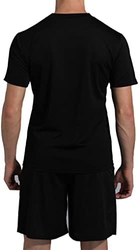 Camisa de futebol de uniforme de futebol masculino de Hansber com shorts ativos conjunto de esportes de tracksuit de verão de 2 peças