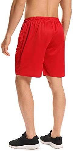 LXNMGO MEN 'SHORTS RUNCIDO DE RUNDO DE RUNDO DO MENMO DRUPLO ATHLETICA ATHLETIC SHORTS com bolsos com zíper