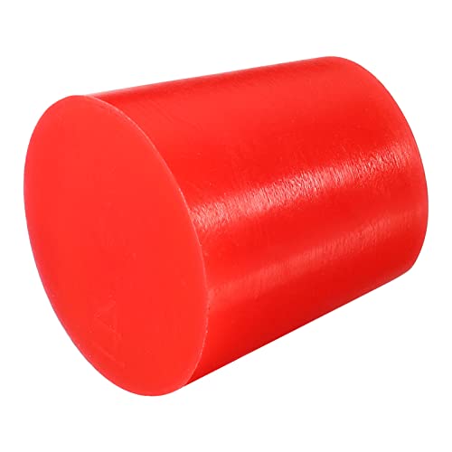 Mecccanity Silicone Rubber cônico Plugue de 20 mm a 26mm vermelho sólido para revestimento em pó, pintura, anodização,