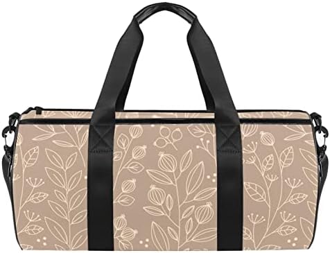 Mamacool Light Cafe Floral Patterns Duffel ombro Bolsa de Travel Sacag